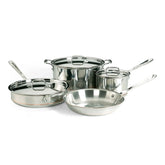 All-Clad 6000-7 Copper Core 7 Piece Stainless Steel Cookware Set