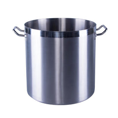 Commercial Quality Stainless Steel Pot - 98L / 103.5 Qt #SP045050 - Perfect for Canning Sauces, Home and Restaurant Quality