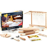 Eppicotispai Ultimate Pasta Starter Set - Made in Italy from Aluminum and Wood