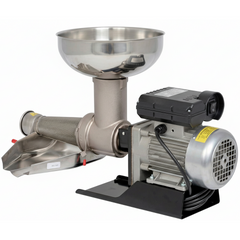 Fabio Leonardi MR9 3/4 HP SP5 Tomato Machine + #32 Meat Grinder Attachment Combo