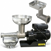 Fabio Leonardi MR10 1 1/4 HP SP5 Tomato Machine + 32 Meat Grinder Attachment Combo