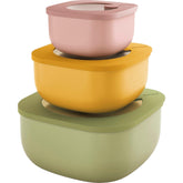 Guzzini Shallow Store and More Shallow Food Storage Container Set of 3 - Made in Italy - CLEARANCE