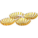 Guzzini Set of 2 Hors D'Oeuvres Dishes Dolce Vita Yellow – Made in Italy