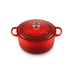 10-Piece Le Creuset Cherry Red Cerise Cast Iron Cookware Set