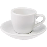 Armand Lebel 6 Piece Espresso Cup & Saucer Set - Tall White PPC25-W
