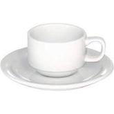Armand Lebel Espresso 12 Piece Cup & Saucer Set - White
