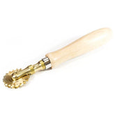 Brass Fluted Pastry and Pasta Wheel