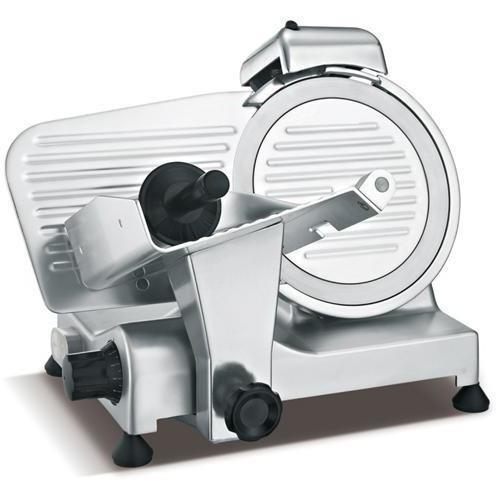 7" Blade Meat Slicer - .24HP / 195ES Belt Driven Italian Design Professional Semi Automatic Meat Slicer