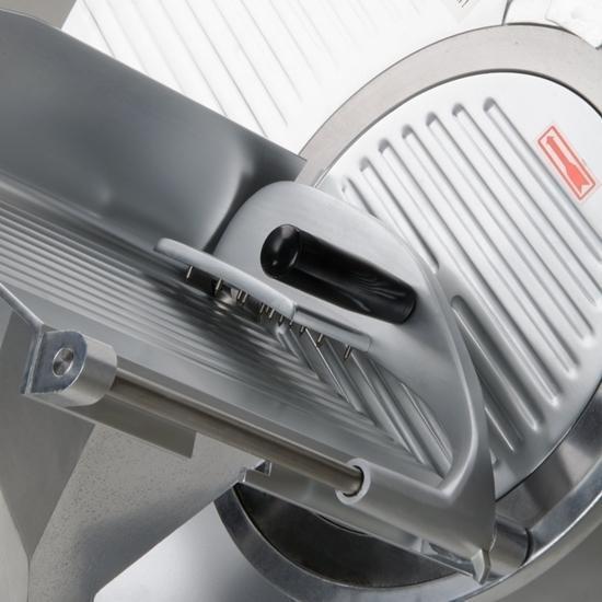 9" Blade Meat Slicer - .38 HP / 220ES Belt Driven Italian Design Professional Semi Automatic Meat Slicer