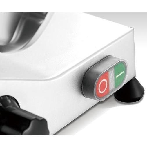 10" Blade Meat Slicer - .42 HP / 250ES Belt Driven Italian Design Professional Semi Automatic Meat Slicer