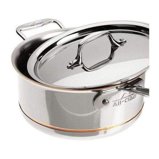 All-Clad 600822 Copper Core 10 Piece Stainless Steel Cookware Set