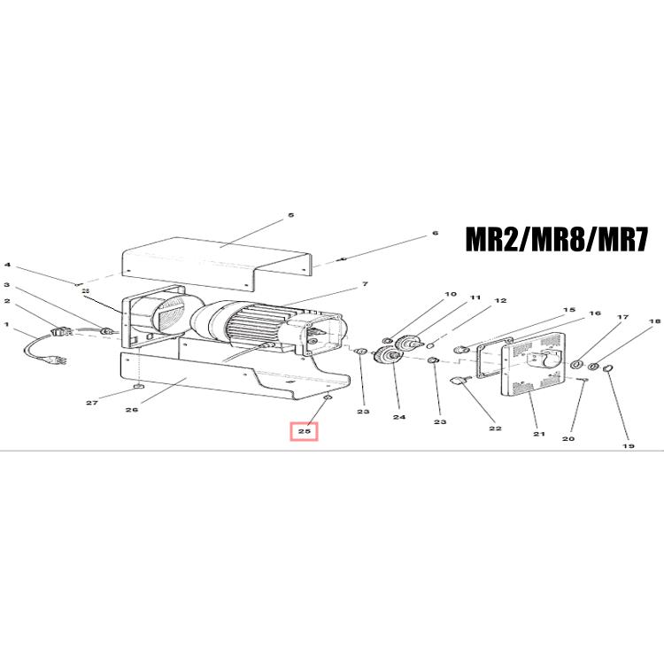 Fabio Leonardi Foot Knob for Base of Machines (set of 4)