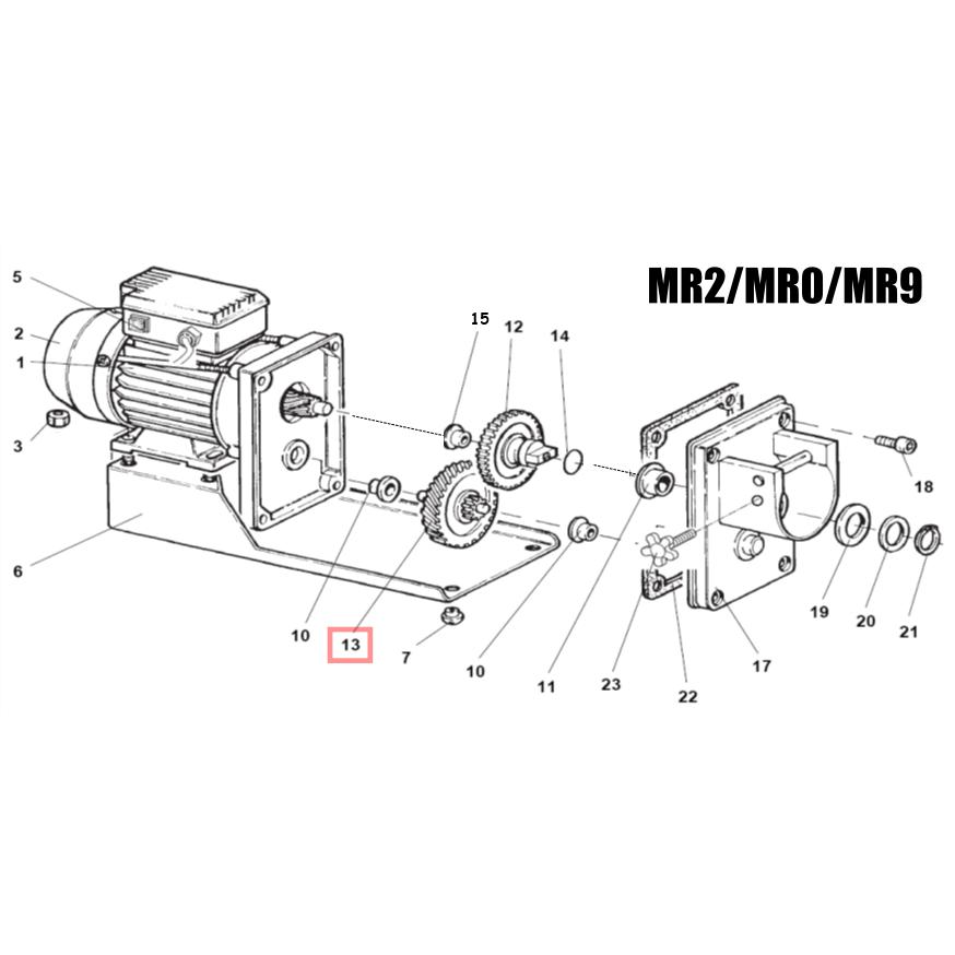 Fabio Leonardi MR0/MR2/MR7/MR8/ MR9 Plastic Step Gear (Ingranaggio Doppio in Plastica)
