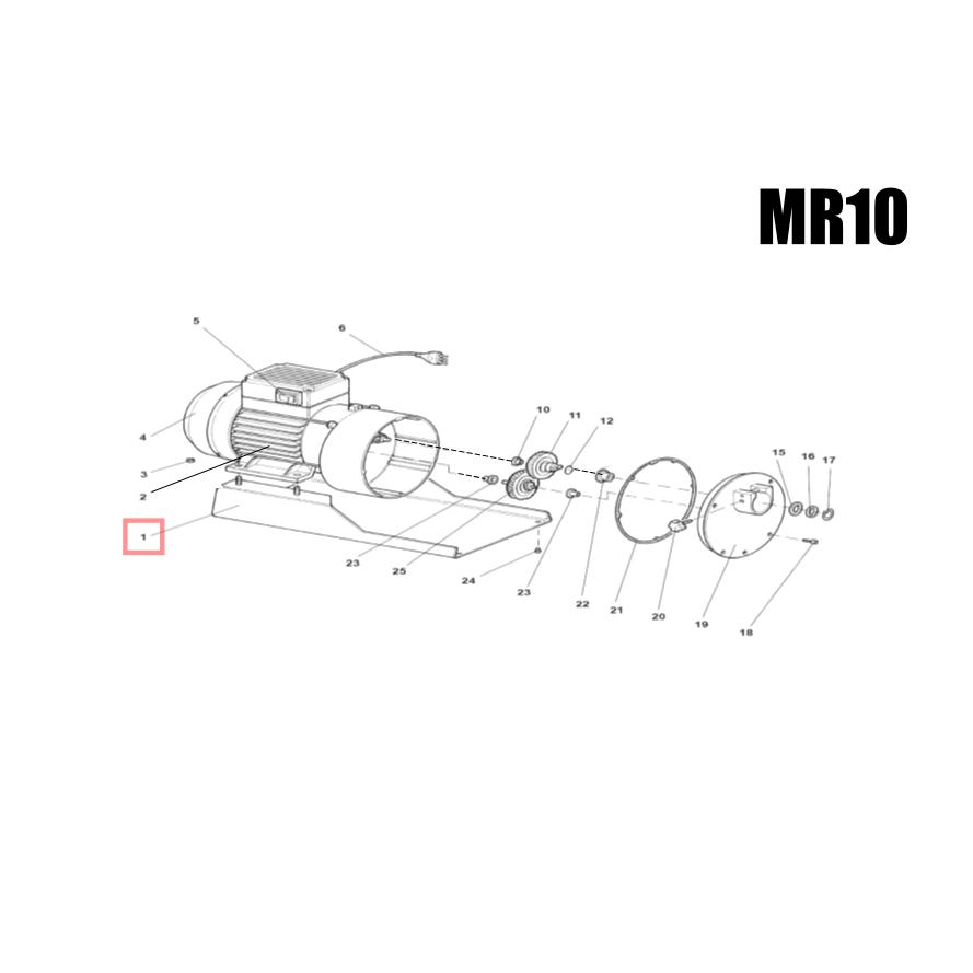 Fabio Leonardi MR10 Replacement Metal Base
