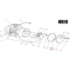 Fabio Leonardi Replacement Locking Knob (Pomello) - 1 Knob
