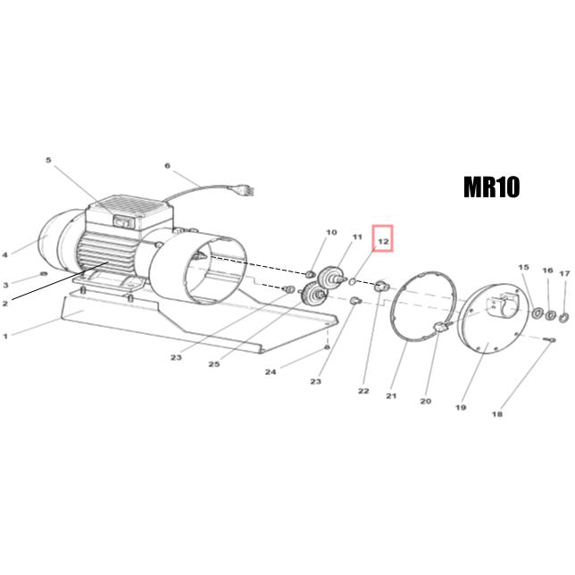 Fabio Leonardi MR2/MR7/MR8/MR0/MR9/MR10 O-Ring for Motor
