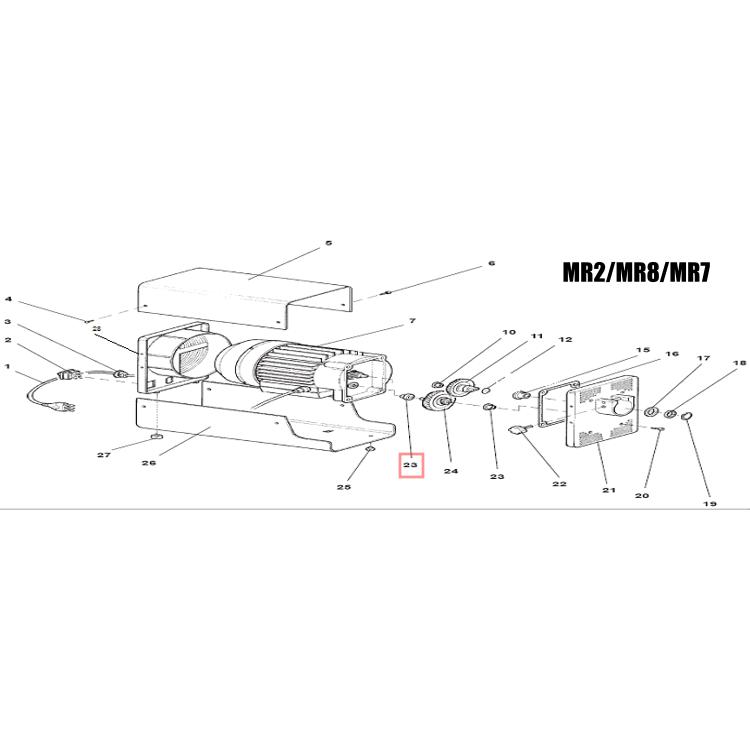 Fabio Leonardi MR2/MR0/MR8/MR7/MR9 Flange Bush