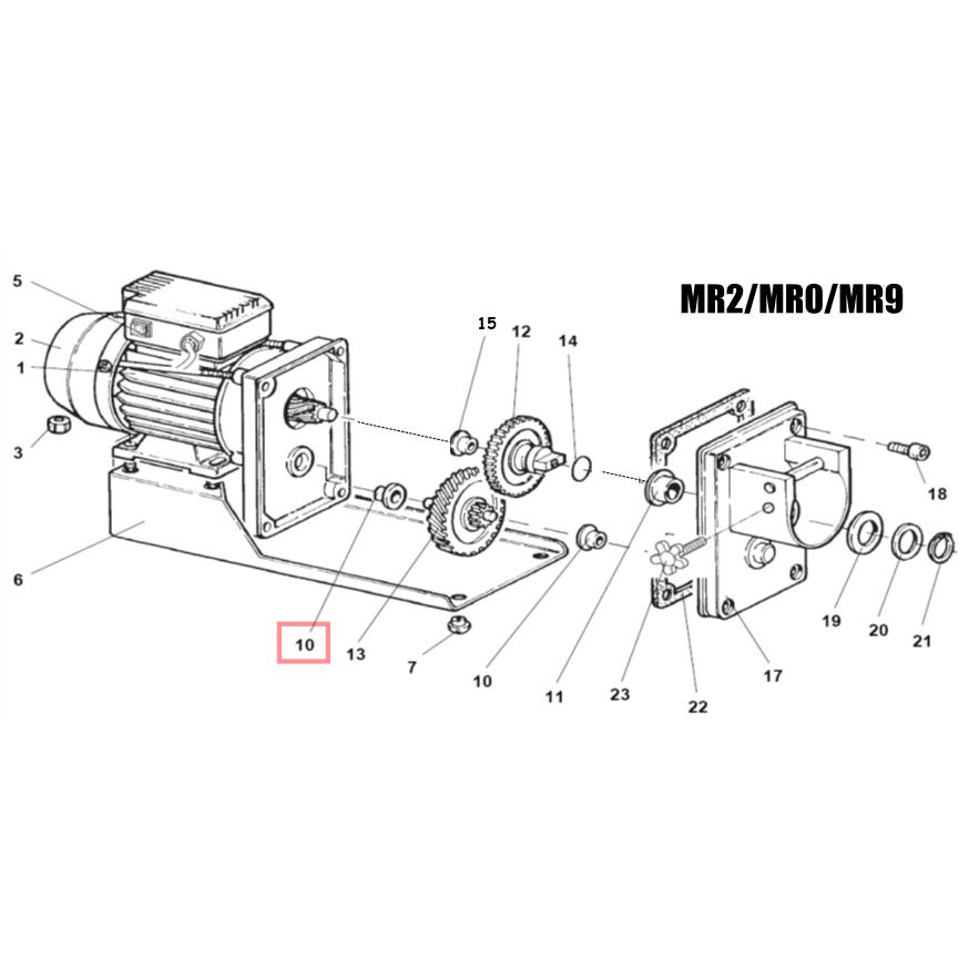 Fabio Leonardi MR2/MR0/MR8/MR7/MR9 Flange Bush