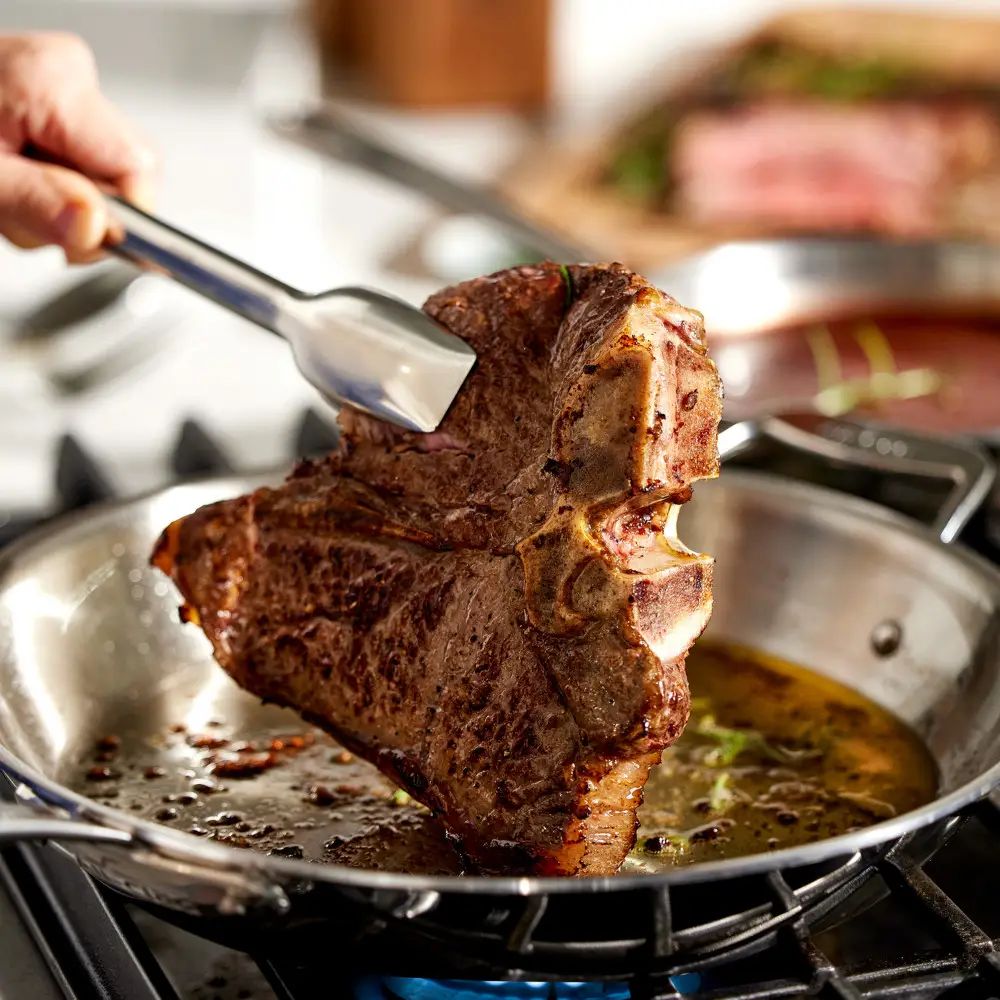 All-Clad D5 - 12" Mirror Finish Stainless Steel Fry Pan