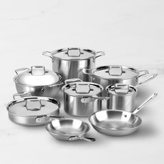 All-Clad 14 Piece D5 Brushed Set - BD005714 - Open Box