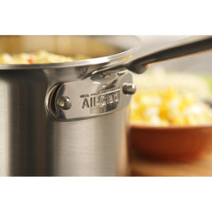 All-Clad D5 - 4 qt. Stainless Steel Brushed Covered Saucepan BD55204