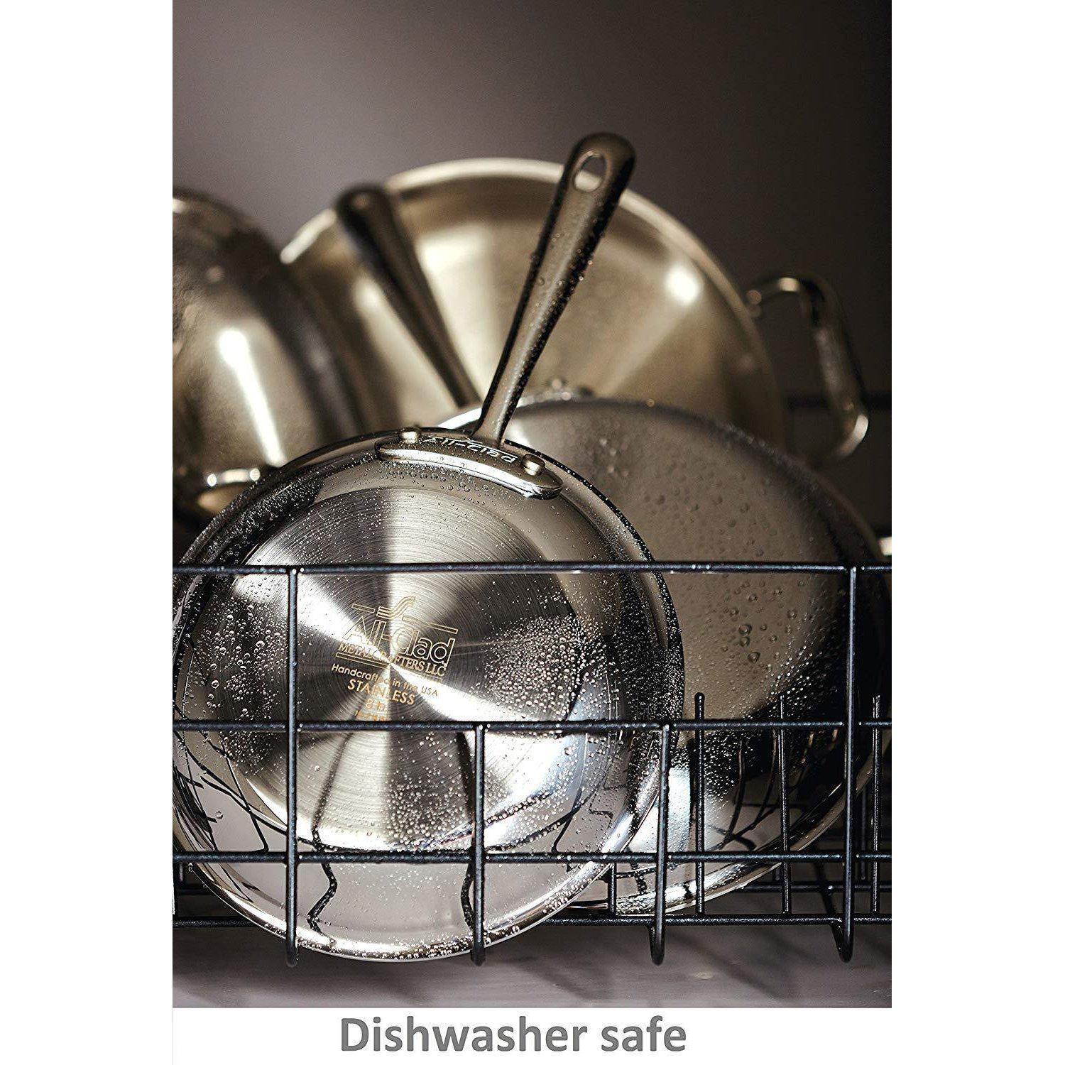 All-Clad D5 - 8 qt. Stainless Steel Polished Stock Pot w/ Lid - SD55508