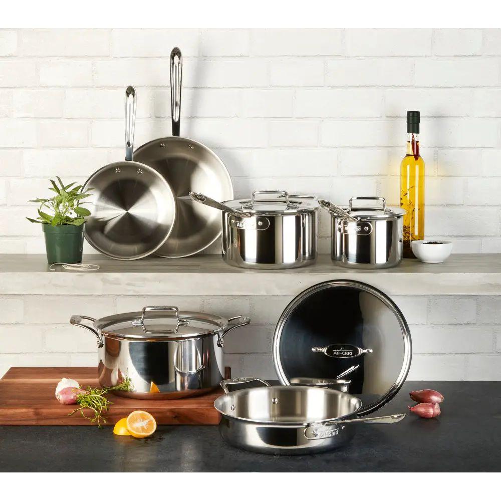 All-Clad 10 Piece D5 Polished Set - SD501010-R