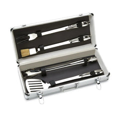 All Clad Stainless Steel 4 piece BBQ Tool Set with box T147