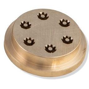 Bottene Bigolaro Premium Hand Pasta Extruder with Rigatoni and Spaghetti 2.5 mm Brass Dies Made in Italy