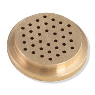 Bottene Bigolaro Premium Hand Pasta Extruder with Rigatoni and Spaghetti 2.5 mm Brass Dies Made in Italy