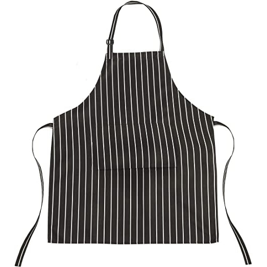 Black Stripe Apron Unisex