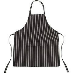 Black Stripe Apron Unisex