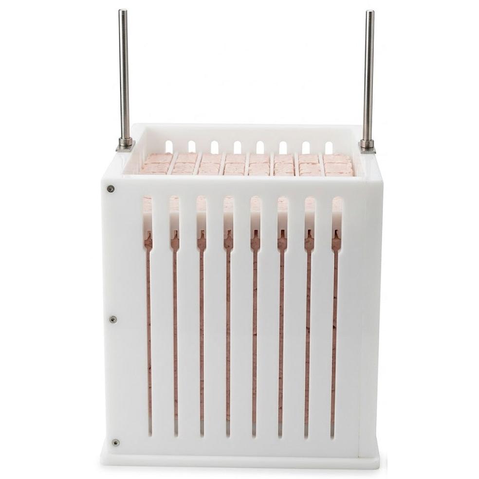 Crazy Souvle Premium Heavy Duty Souvlaki Kebab Maker - Makes 49 Skewers 150 grams per piece - 00037 - Made in Greece
