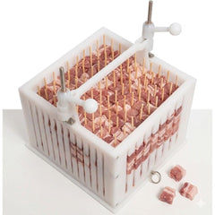 Crazy Souvle Premium Heavy Duty Spiedini / Arrosticini Maker - Makes 169 Skewers 30 grams per piece - 00010 - Made in Greece
