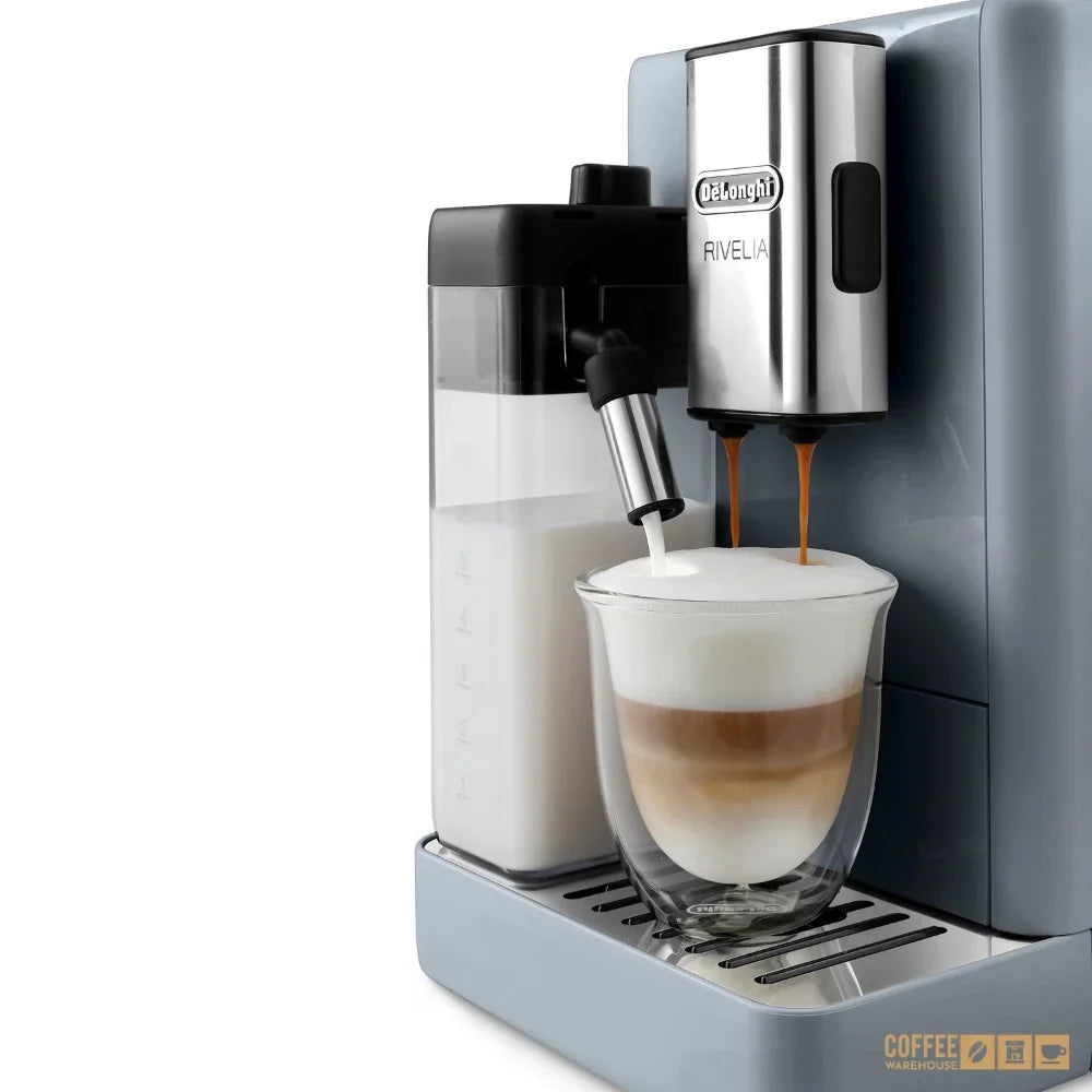 DeLonghi Rivelia Pebble Gret EXAM44055G Fully Automatic Espresso Machine