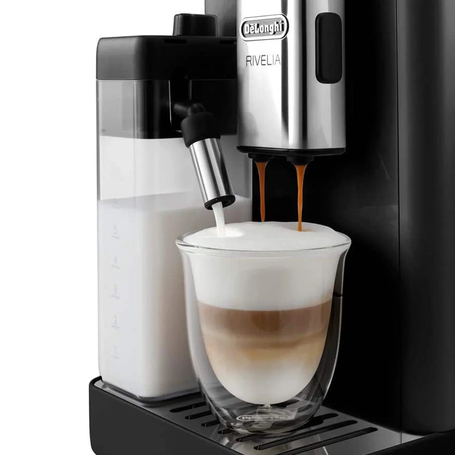 DeLonghi Rivelia Onyx Black EXAM44055B Fully Automatic Espresso Machine