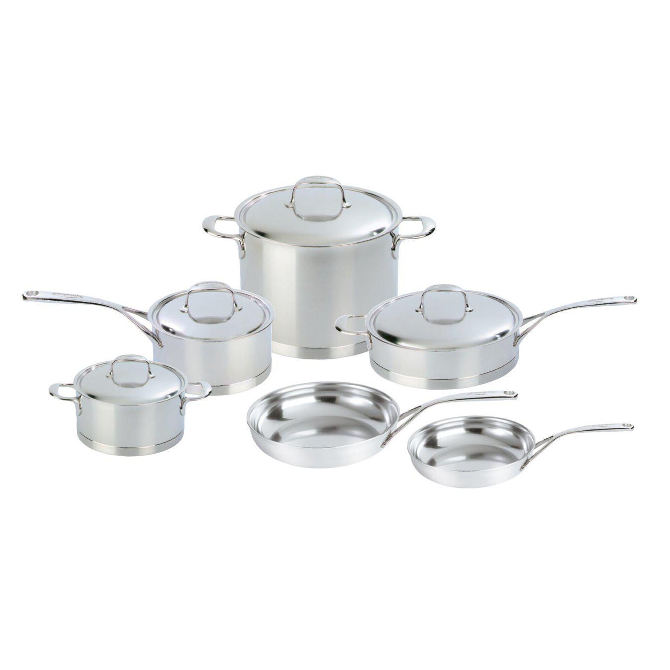 Demeyere Atlantis 10 Piece 18/10 Stainless Steel Cookware Set - Open Box, Unused