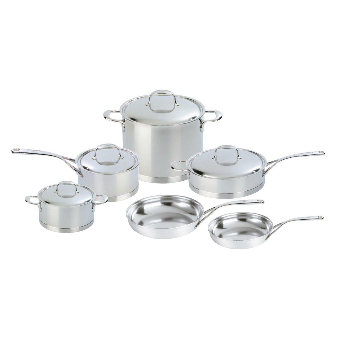 Demeyere Atlantis 10 Piece 18/10 Stainless Steel Cookware Set - Open Box, Unused