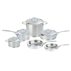 Demeyere Atlantis 10 Piece 18/10 Stainless Steel Cookware Set