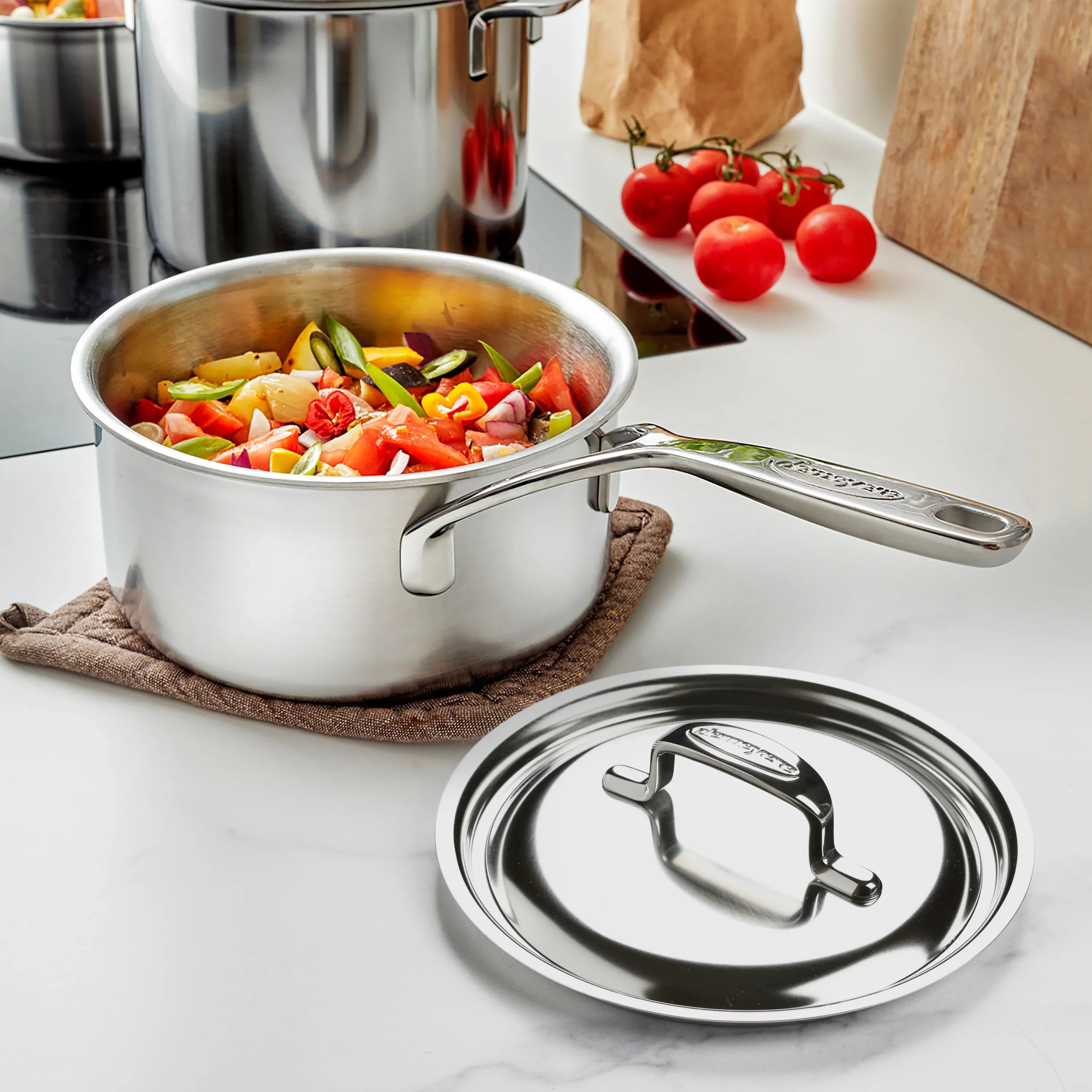 Demeyere Industry 10 Piece 18/10 Stainless Steel Cookware Set - 1029795