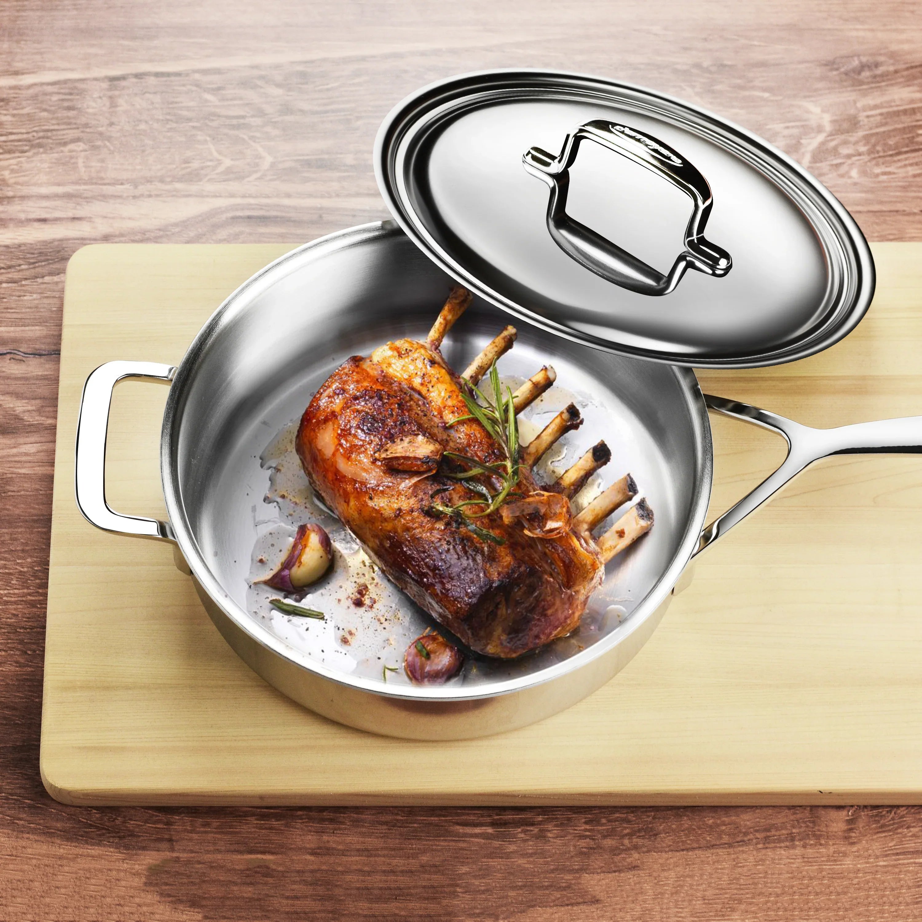 Demeyere Industry 10 Piece 18/10 Stainless Steel Cookware Set - 1029795