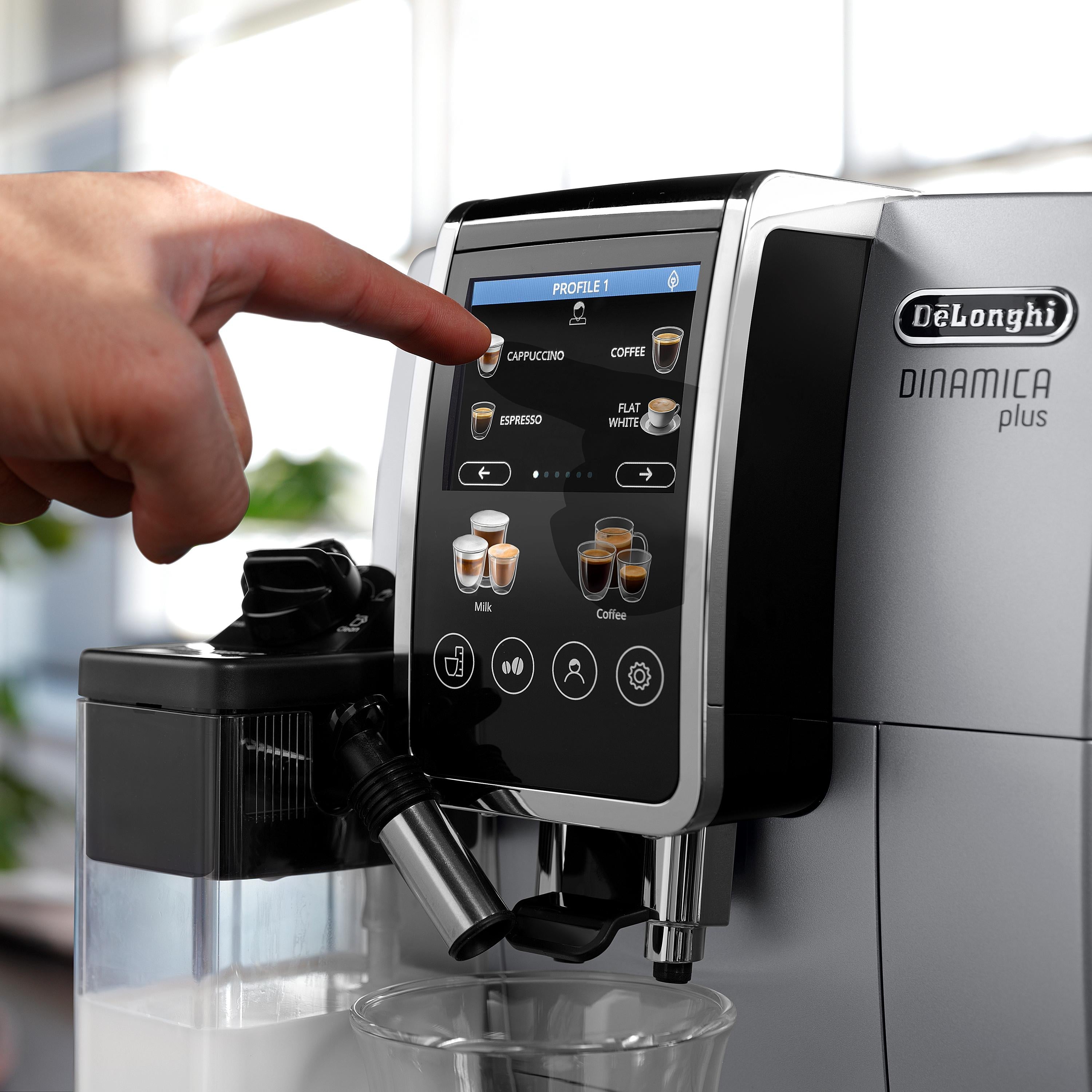 DeLonghi Dinamica Plus ECAM38085SB Fully Automatic Espresso Machine