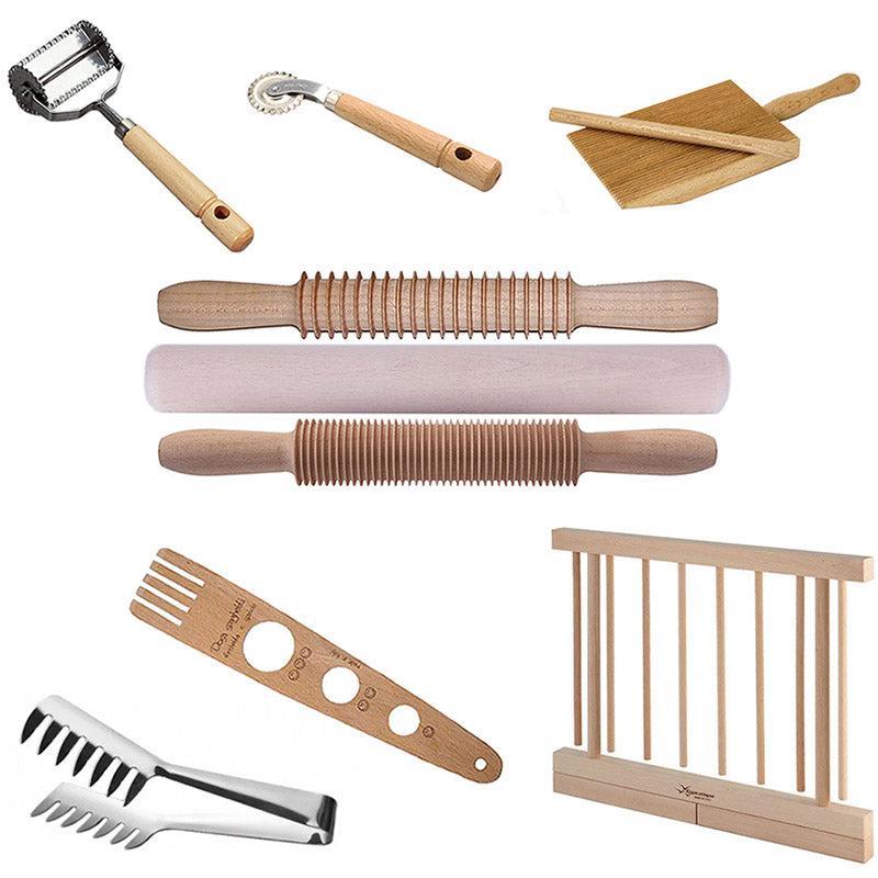 Eppicotispai Ultimate Pasta Starter Set - Made in Italy from Aluminum and Wood