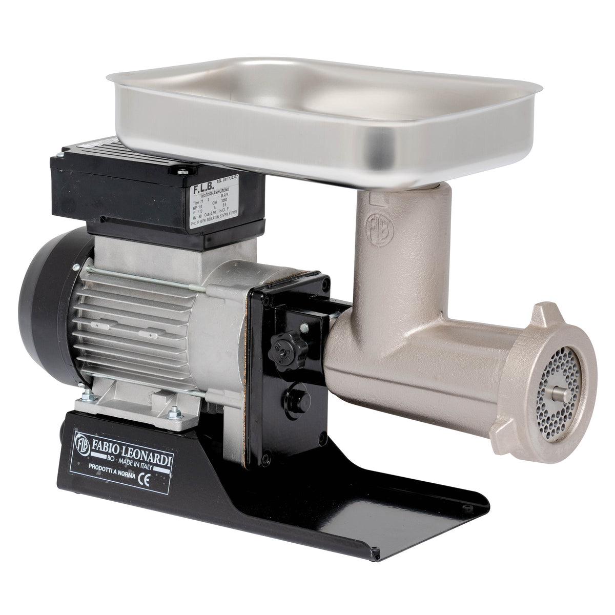 Fabio Leonardi MR9/TC22 3/4 HP Electric Meat Grinder - Made in Italy Professional Meat Grinder & Sausage Stuffer - LIMITED TIME PROMOTION