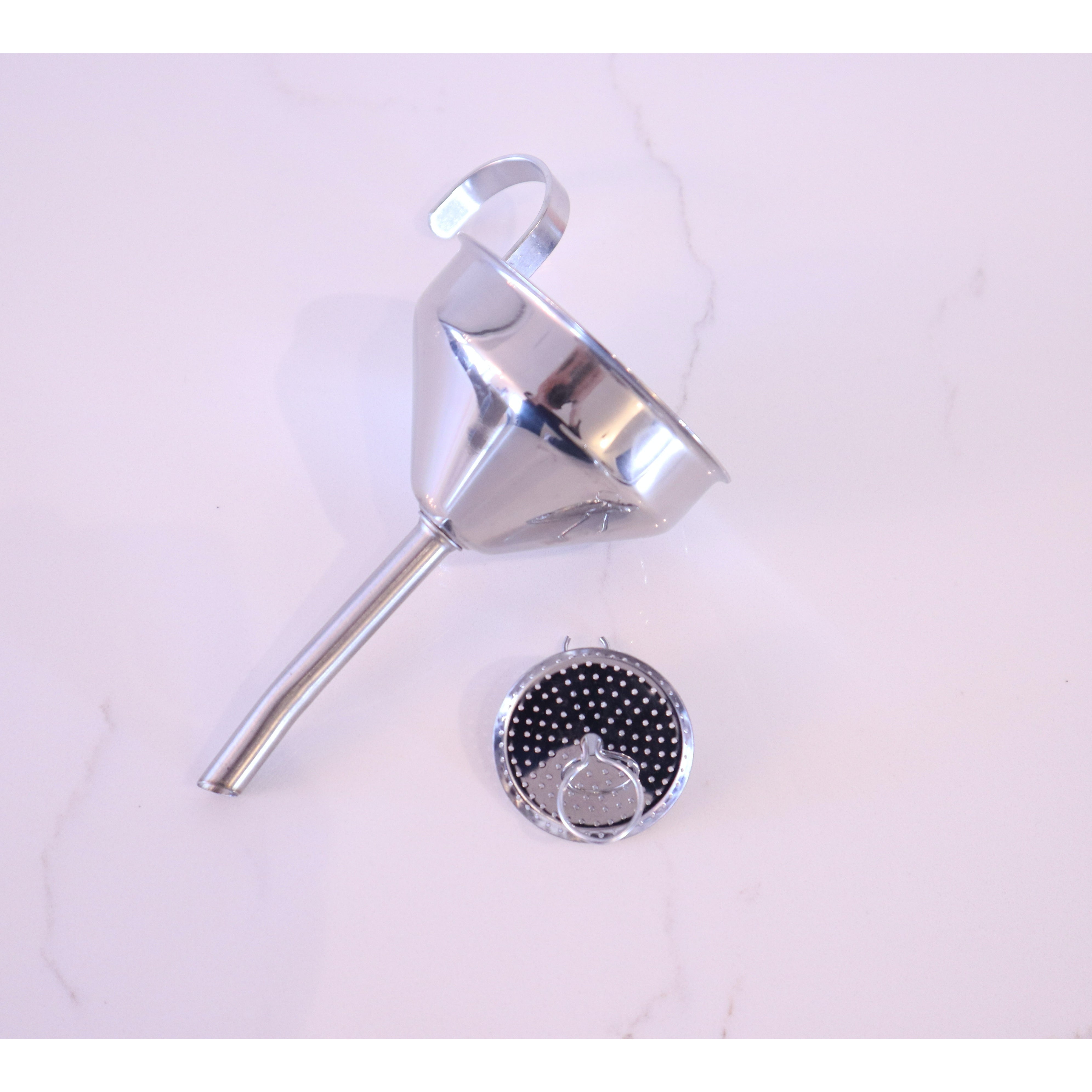Eppicotispai Stainless Steel 18/10 Funnel with Decanter Filter - Made in Italy