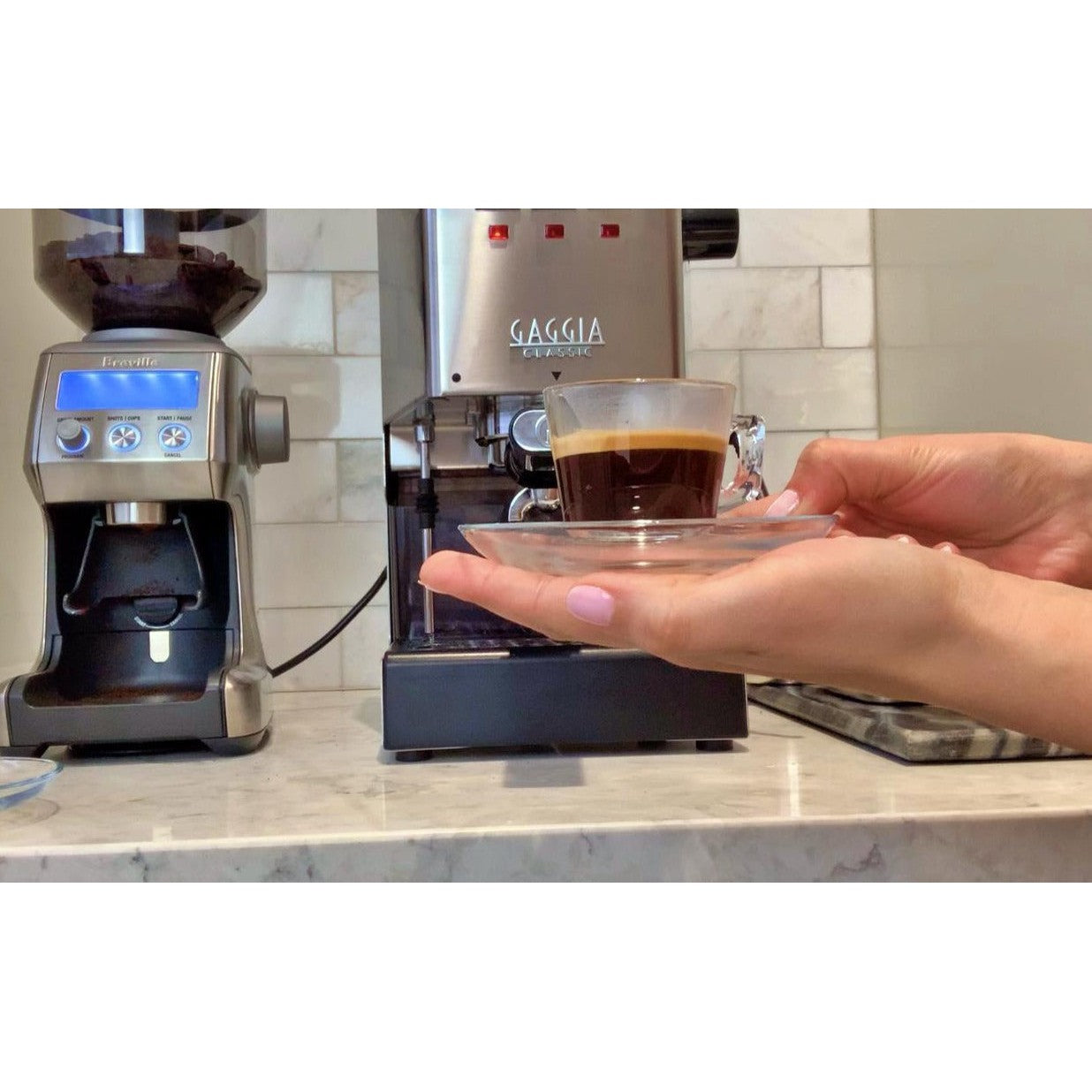 Gaggia Classic Pro E24 Cherry Red - Latest Model with Brass Boiler & Improved Steam Capability