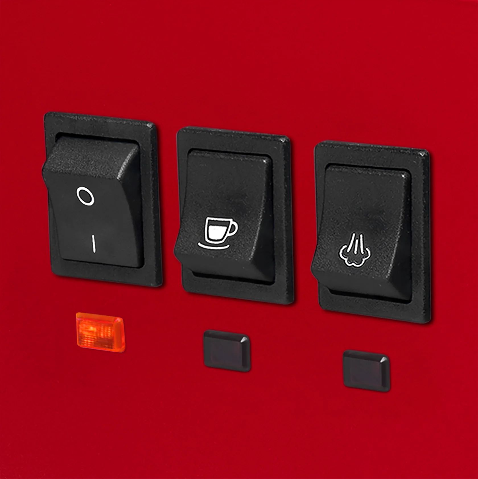 Gaggia Classic Pro E24 Cherry Red - Latest Model with Brass Boiler & Improved Steam Capability