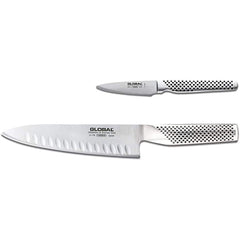 Global Cromova 18 Stainless Steel 2 Piece Kitchen Knife Set