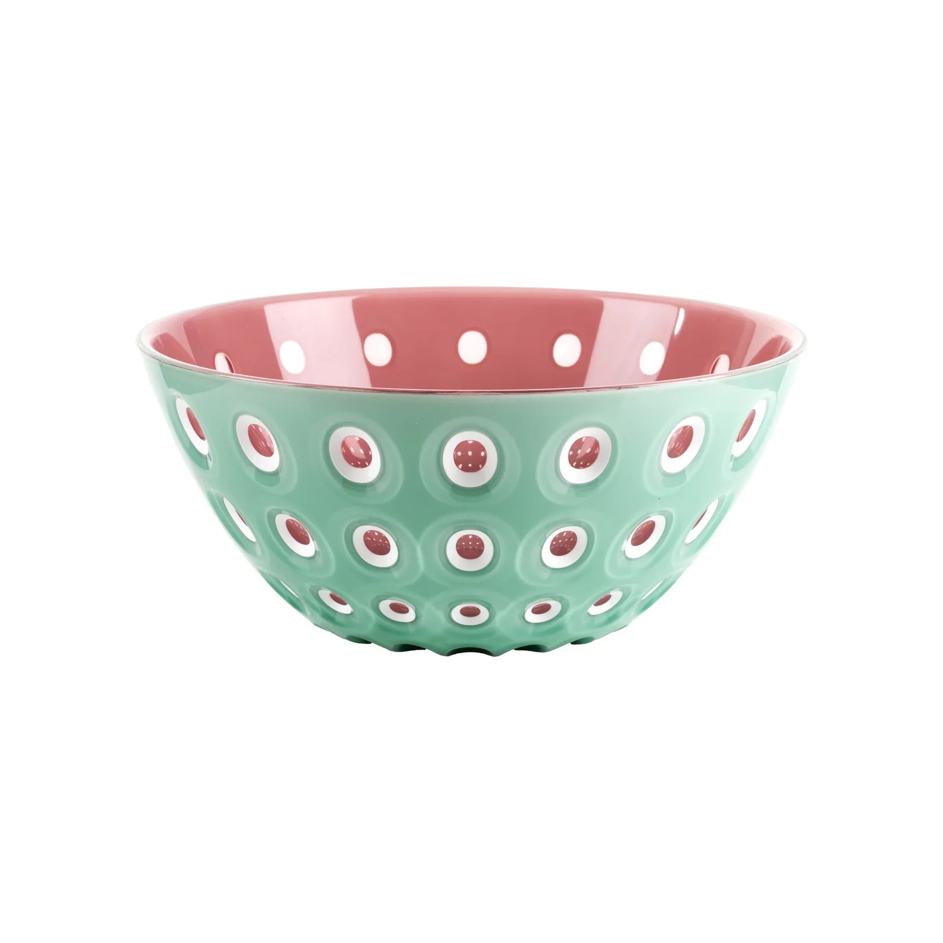 Guzzini Bowl Le Murrine Matcha Green and White 25 cm - Made in Italy