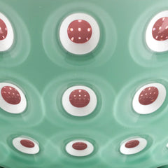 Guzzini Bowl Le Murrine Matcha Green and White 25 cm - Made in Italy